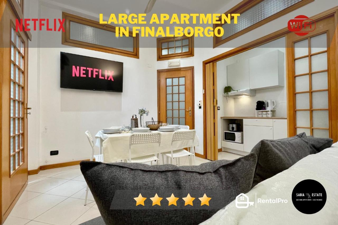 Finalborgo Outdoor&Sea, Three-Room Flat W/Wifi Finale Ligure Exteriér fotografie